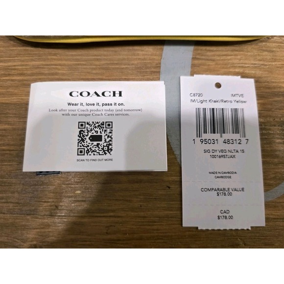 NEW With tags Coach Nolita 15 In Signature Canvas With Dreamy Veggie Print C8720 - Picture 11 of 12